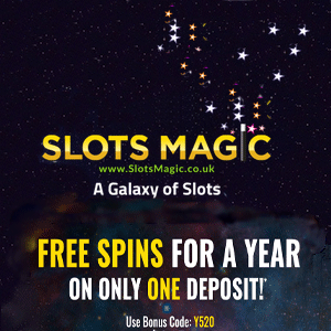 FREE SPINS FOR A YEAR
