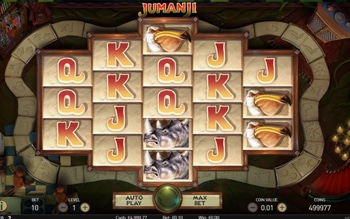 jumanji slot gameplay