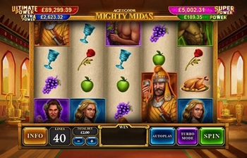 mighty midas slot video